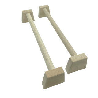 Паралетси, упори для віджимання дерев'яні Wood Gym Push Up NE-WD-60 з бука 50 см 2 шт
