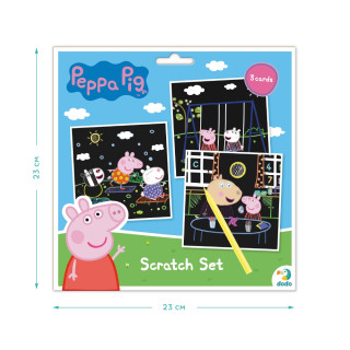 Набор гравюр Peppa Pig "Игра с друзьями" Dodo 200186