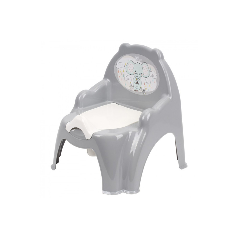Детский горшок-кресло 1294TXK(Gray) без музыки опт, дропшиппинг