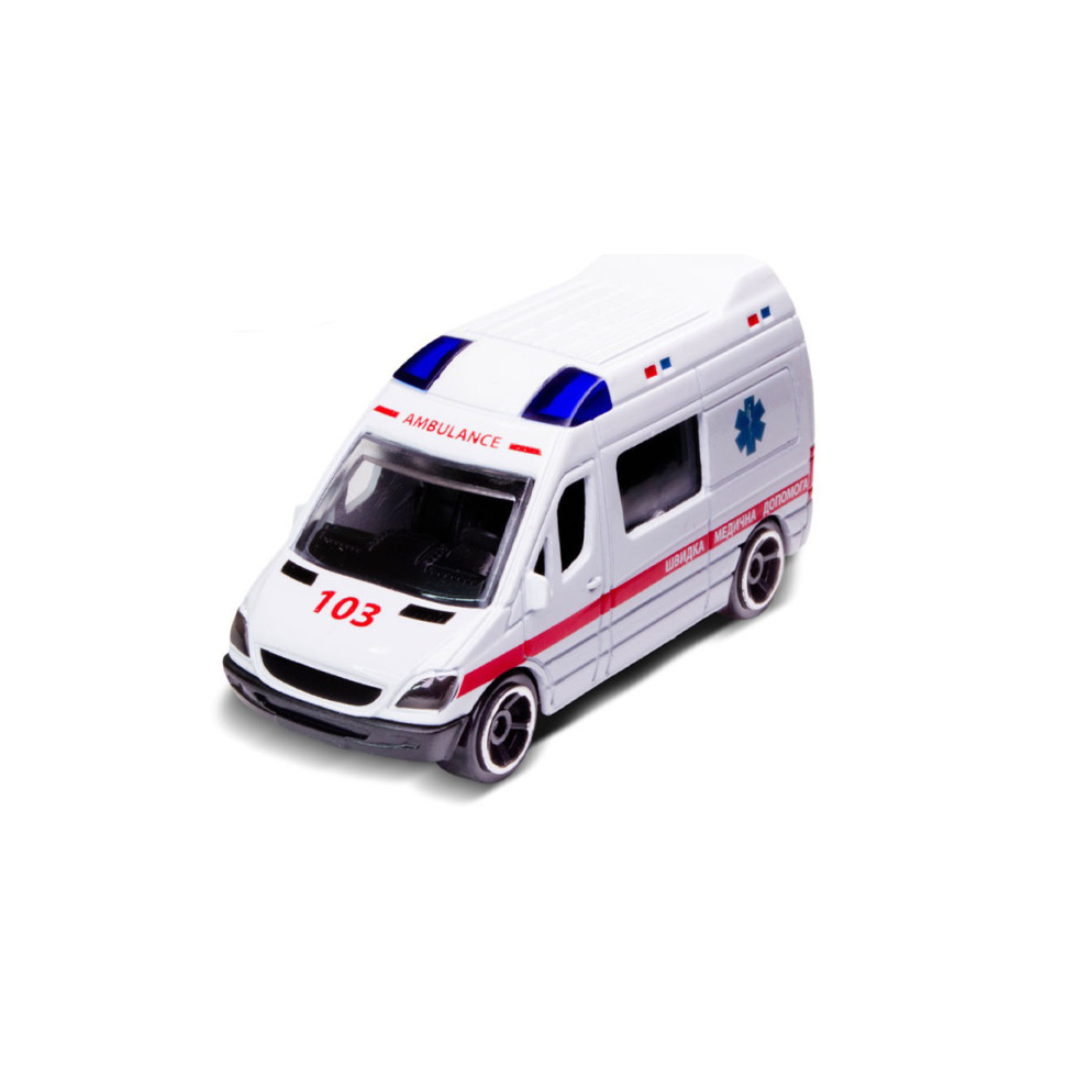 Автомодель детская Скорая помощь TechnoDrive 250421CG-3 масштаб 1:64 опт, дропшиппинг