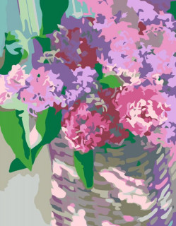 Картина за номерами. Rosa 