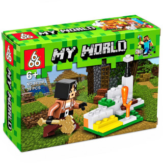 Конструктор детский "Minecraft" 66117-7, 38 деталей