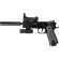 Іграшковий пістолет "Beretta 92 з глушником та лазарним прицілом" Galaxy G053A Пластиковий - гурт(опт), дропшиппінг 