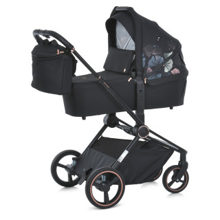 Коляска дитяча універсальна 2 в 1 PERSONA ME 1091-B Black Art