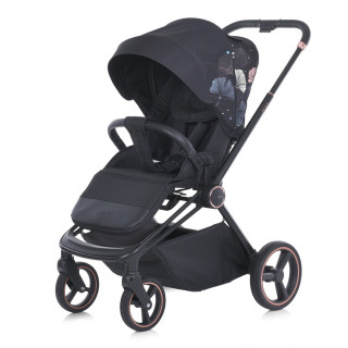 Коляска дитяча універсальна 2 в 1 PERSONA ME 1091-B Black Art