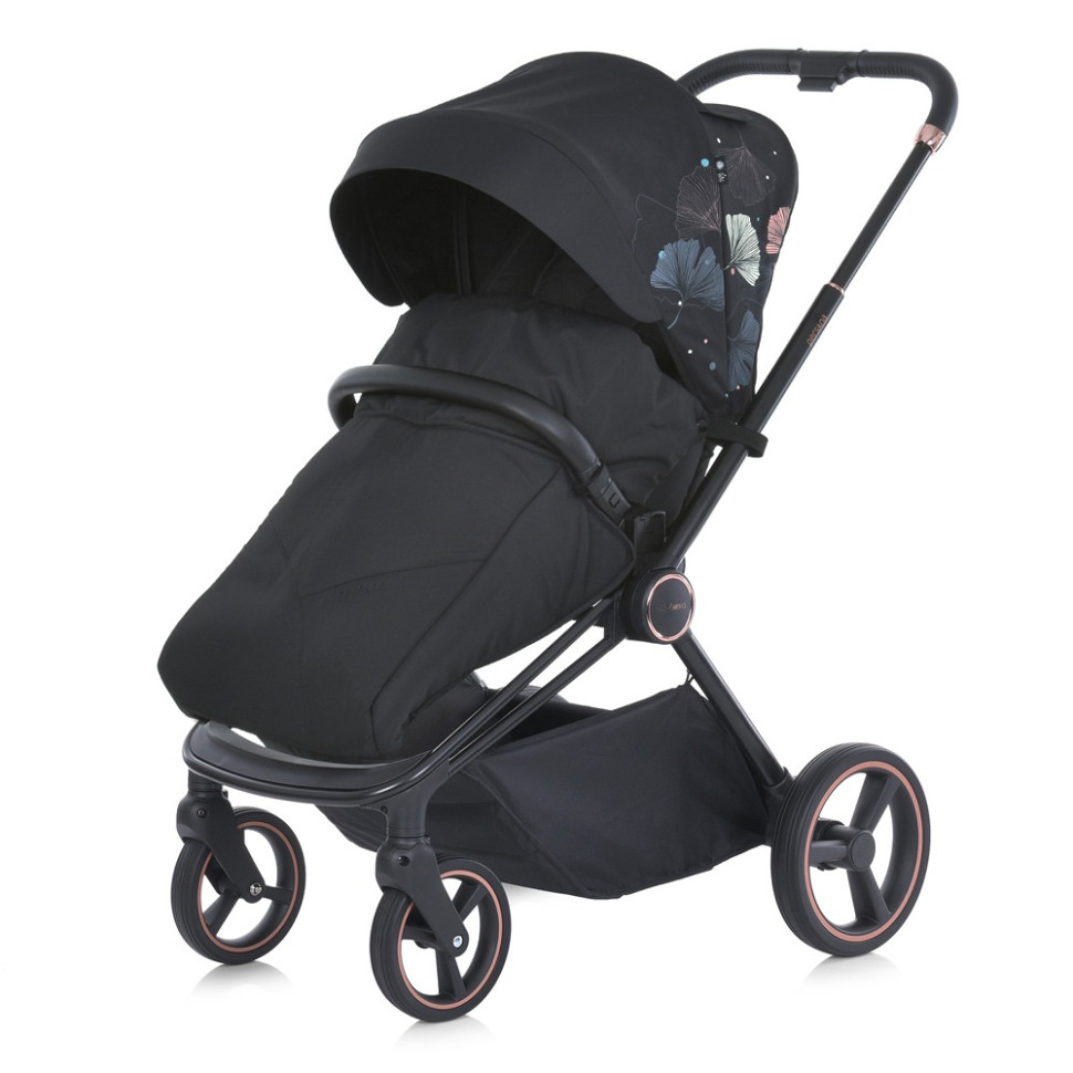 Коляска детская универсальная 2 в 1 PERSONA ME 1091-B Black Art опт, дропшиппинг