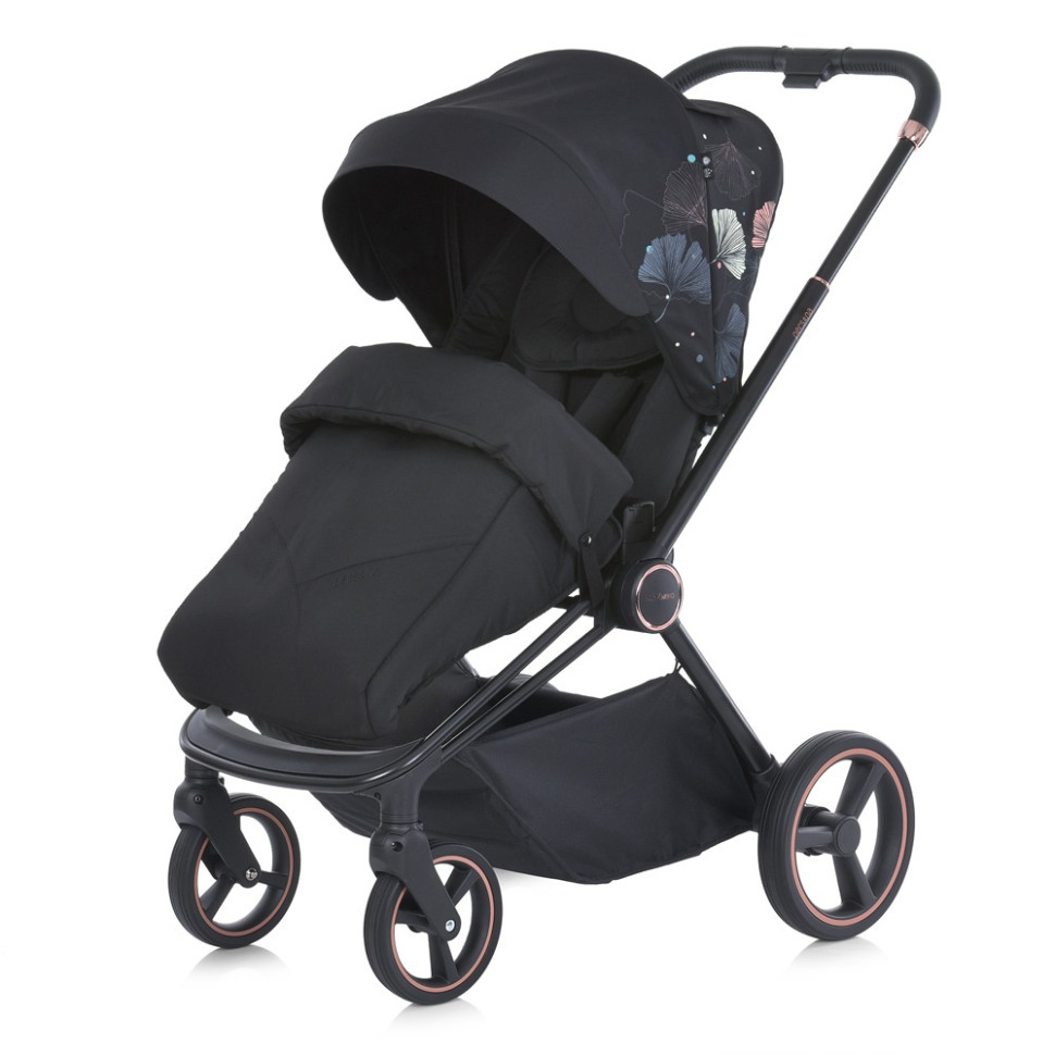 Коляска детская универсальная 2 в 1 PERSONA ME 1091-B Black Art опт, дропшиппинг