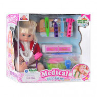 Лялька з набором лікаря 1303 B у валізі