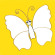 Развивающая книжка Наклейки-картинки "Бабочка" 668001, 8 страниц опт, дропшиппинг