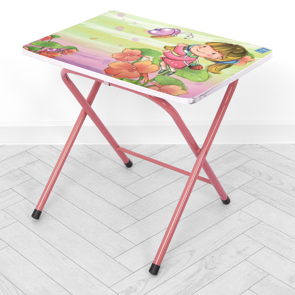 Дитячий столик Bambi A19-girl paint зі стільчиком - гурт(опт), дропшиппінг 