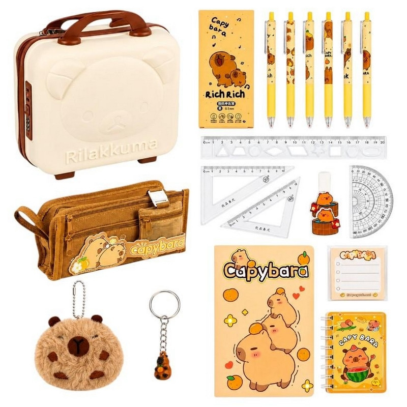 Детский набор канцелярских принадлежностей AD26-63-FG в чемодане (126248) опт, дропшиппинг