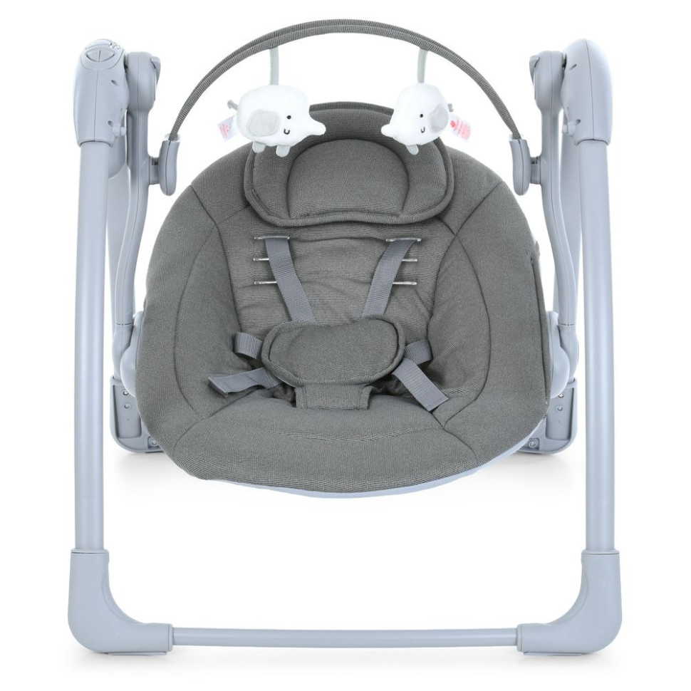 Убаюкивающий центр-шезлонг 6599, 5-ти точечные ремни безопасности опт, дропшиппинг