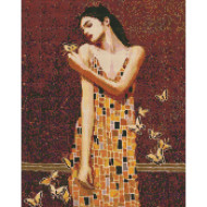 Алмазная мозаика "В объятиях бабочек" ©tolstukhin artem Идейка AMO7382 40х50 см