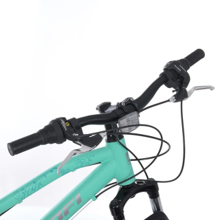 Велосипед "AIRY" PROF1 G24AIRY A24.4 24 д. Алюм.рама 15", SHIMANO 21SP, алюм.DB, CS TZ500, мятный
