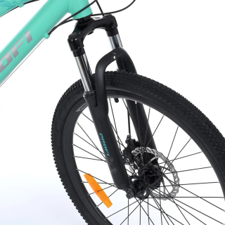 Велосипед "AIRY" PROF1 G24AIRY A24.4 24 д. Алюм.рама 15", SHIMANO 21SP, алюм.DB, CS TZ500, мятный