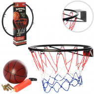Игровой набор Баскетбол MR 0168 кольцо 46см, сетка, мяч, насос, крепления