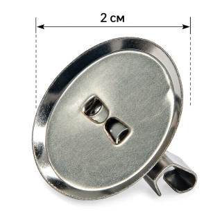 Металлическая заготовка для значков Badge-20mm диаметр 2 см
