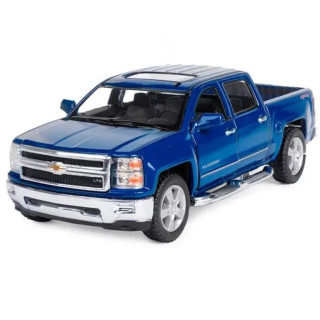 Коллекционная машинка "Chevrolet Silverado 2014" KT5381W(Blue) масштаб 1:42