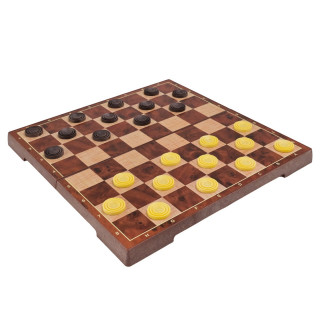 Набор настольных игр "Магнитные шахматы, шашки" 2 в 1 2458, 30,5х30,5х2 см