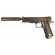 Детский пистолет "Colt 1911 с глушителем" Galaxy G053B Пластиковый опт, дропшиппинг