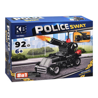 Детский конструктор Police SWAT KB 5905C пластик, 92 детали