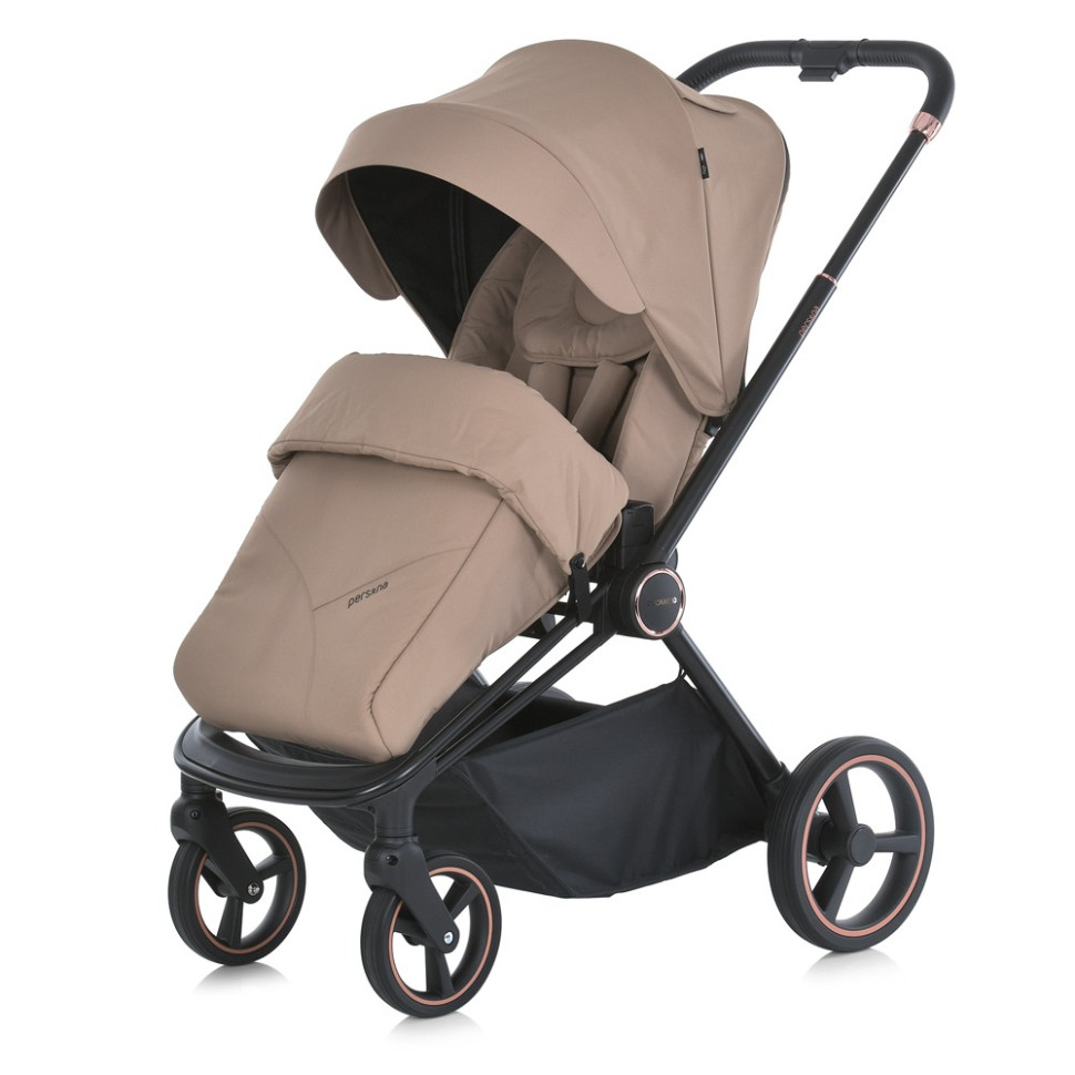 Коляска детская универсальная 2 в 1 PERSONA ME 1091-B Taupe Beige опт, дропшиппинг