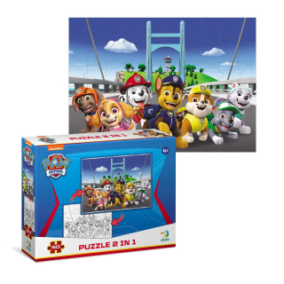 Дитячі Пазли 2 в 1 Paw Patrol 