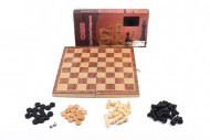 Деревянные Шахматы S2416 с нардами и шашками 
