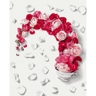 Картина по номерам "Чай из лепестков роз" ©Halyna Vitiuk BS53595, 40х50см