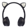 Детские наушники с кошачьими ушками VIV-23M(Black) опт, дропшиппинг