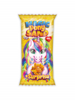 Набор для творчества "Кинетический песок "Magic Pony Sand" MPS-01, 150 грамм