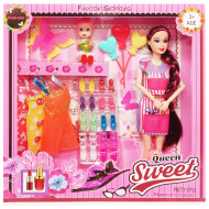 Игровой набор Кукла с дочкой "Quenn Sweet" 313K43(Pink) с аксессуарами