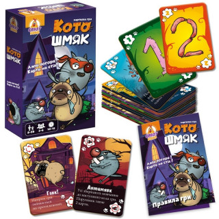 Настольная развлекательная игра "Котошмяк" VT8077-01, 100 карт