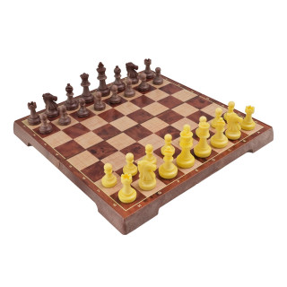 Набор настольных игр "Магнитные шахматы, шашки" 2 в 1 2258, 24х24х2,5 см