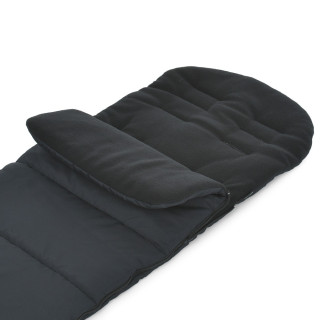 Конверт в коляску ME 1130 Footmuff Basic Black 96 х 43 см, застежки-молнии