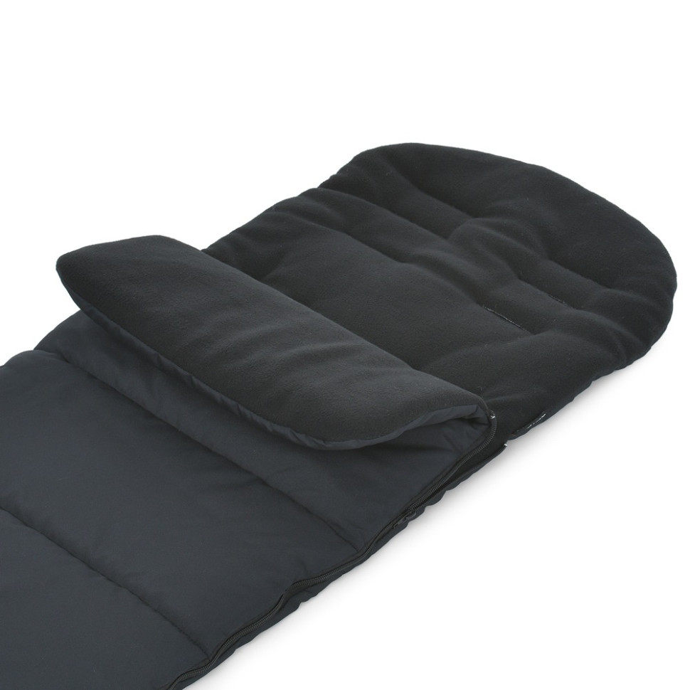 Конверт у коляску ME 1130 Footmuff Basic Black 96 х 43 см, застібки-блискавки - гурт(опт), дропшиппінг 