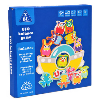 Деревянный балансир "Корабль" Bambi MD 1661 с фигурками животных