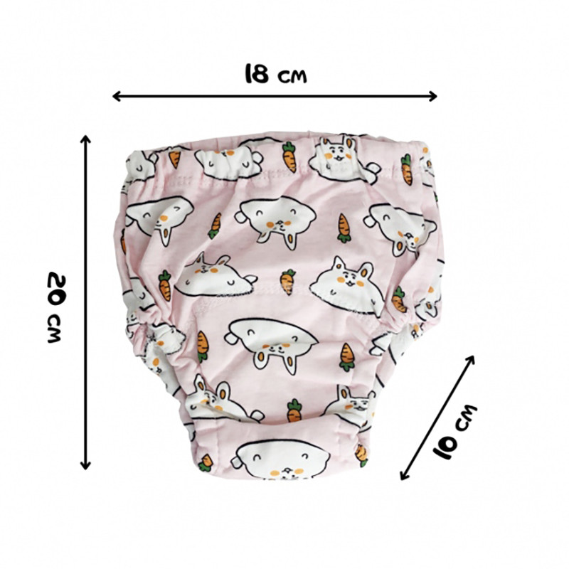 Тренувальні трусики 4-шарові MGZ-0657(Pink) розмір 100 (13-18 кг) - гурт(опт), дропшиппінг 