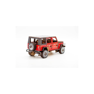Деревянный 3D конструктор "Джип Wrangler" Арт-25162, 162 детали