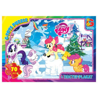 Детский пазл "My little Pony" MLP034 постер, 70 элементов