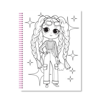 Детская раскраска с карандашами "Coloring fun" НТ-39-01, 24 листа