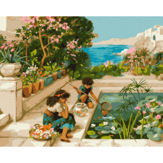 Картина по номерам "Наша золотая рыбка" ©William Stephen Coleman KHO2554 40х50 см Идейка