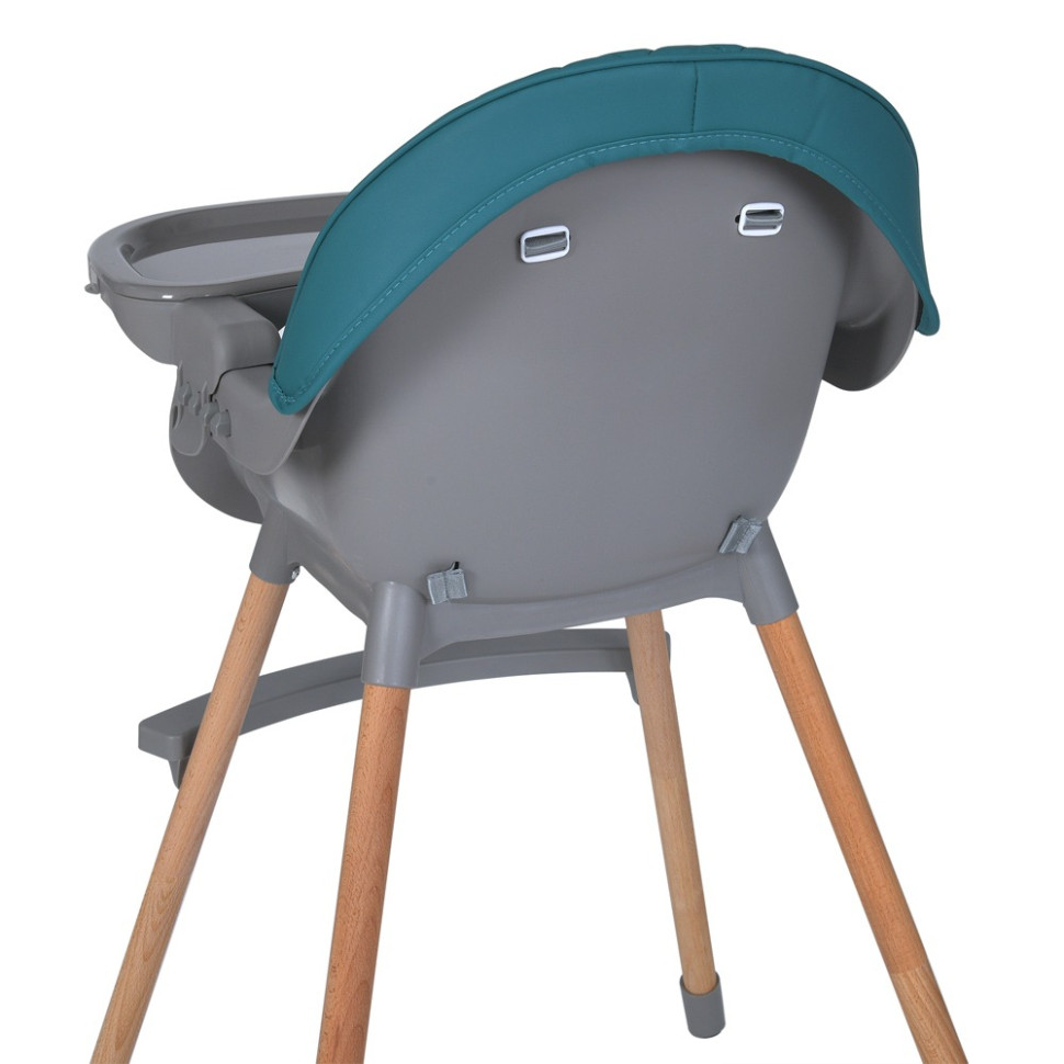 Стільчик для годування LUMI ME 1111 Teal екошкіра - гурт(опт), дропшиппінг 
