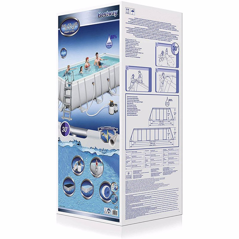 Бассейн каркасный  Bestway 56466K (549-274-122), 14812 л опт, дропшиппинг