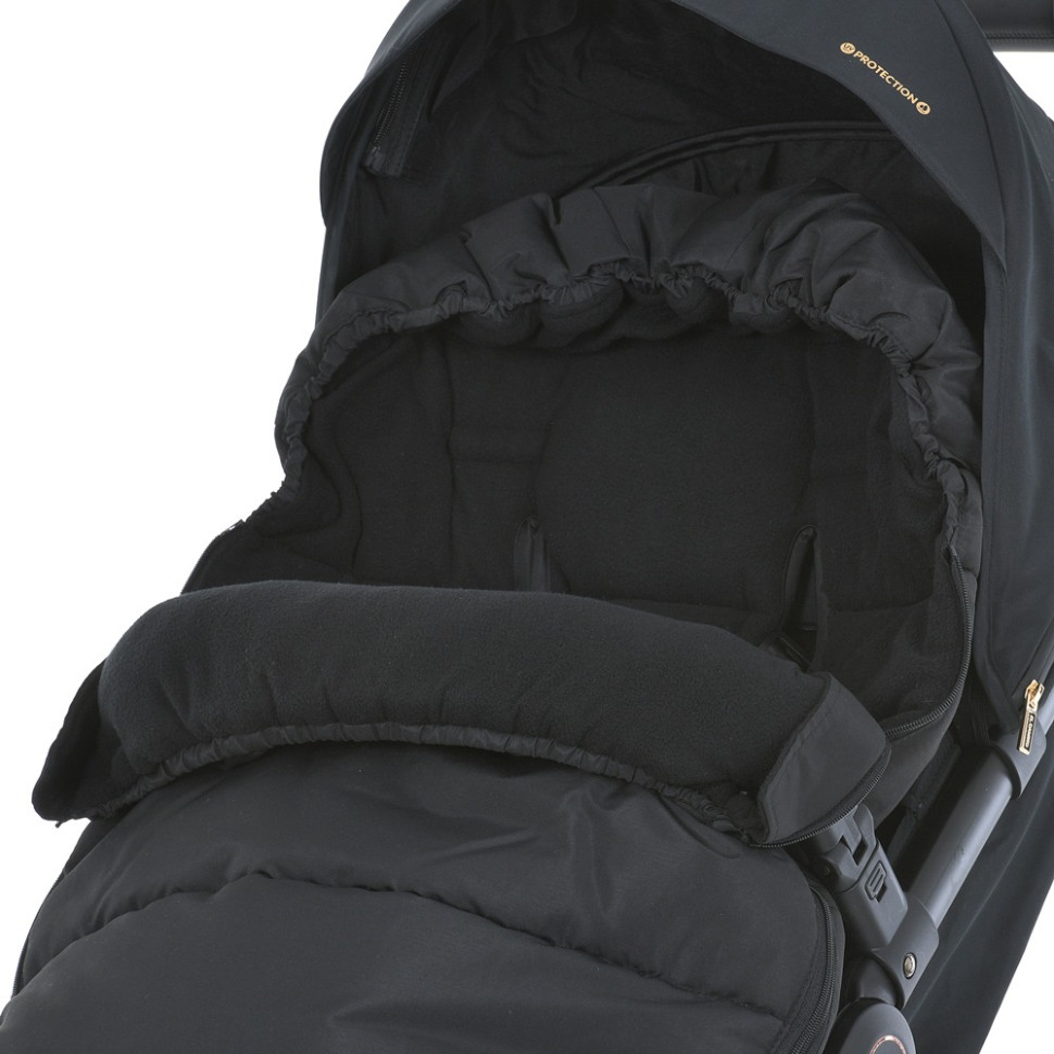 Конверт в коляску ME 1131 Footmuff Plus Black 100 х 53 см, застежки-молнии опт, дропшиппинг
