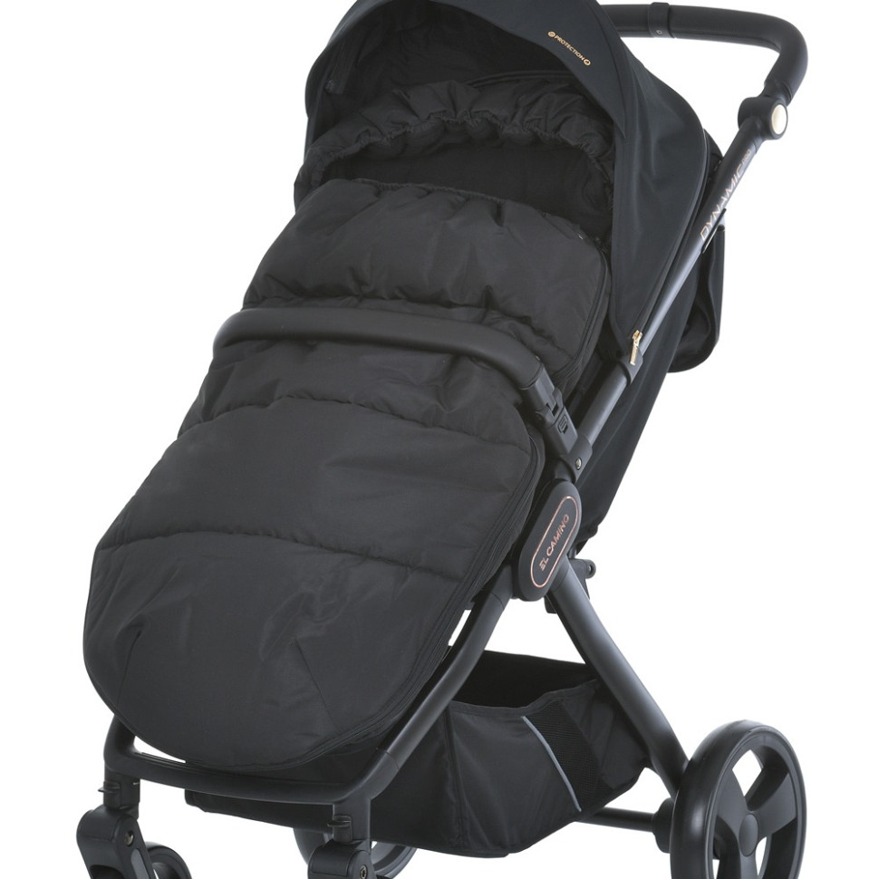 Конверт в коляску ME 1131 Footmuff Plus Black 100 х 53 см, застежки-молнии опт, дропшиппинг