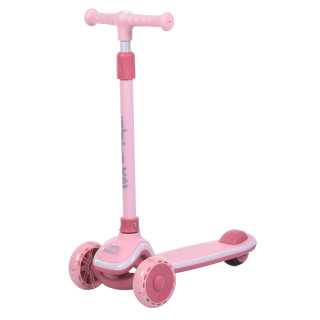 Детский самокат 3-х колесный 5566A-pink, до 25 кг