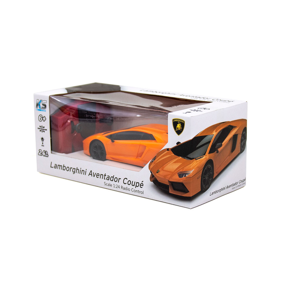 Автомобиль на радиоуправлении LAMBORGHINI AVENTADOR LP 700-4 KS DRIVE 124GLBO светятся фары опт, дропшиппинг