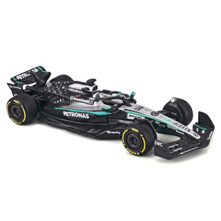 Коллекционная автомодель "Mercedes-AMG F1 W16 (2025)" 18-58002, 1:64 масштаб