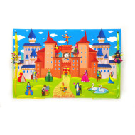 Игровой коврик "Замок принцессы" 190013 фигурки на липучках